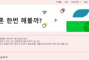 나도 국제결혼 한번 해볼까? cafe